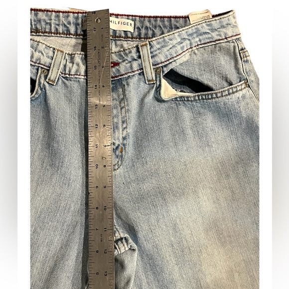 Vintage Y2K Tommy Hillfiger women’s size 8 light-wash straight 32 inseam - Picture 8 of 10